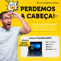 Lenovo ThinkPad E470 i5-7200U (7th Gen) 8GB 256GB SSD 14″| Loja Física