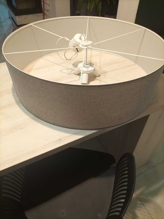 Lampa duża szara