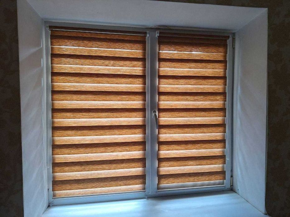 Жалюзи БЕЗ ПОСЕРЕДНИКІВ. Жалюзі день-ніч. День-ночь