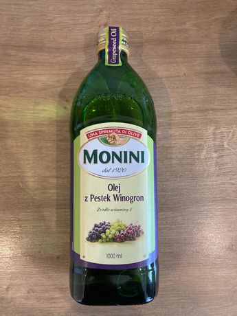 Monini olej z pestek winogron 1000 ml NOWY