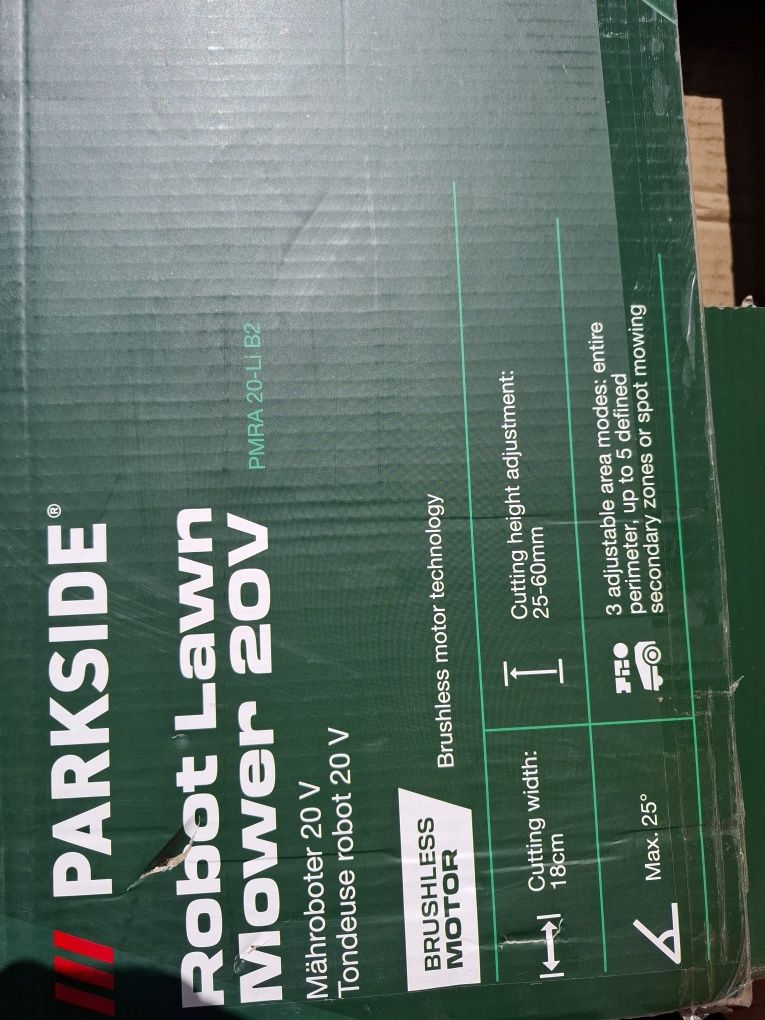 Robot  do trawy Parkside PMRA 20-Li B2 NOWY