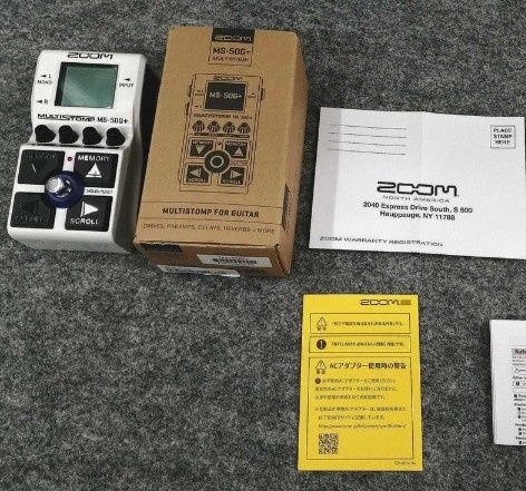 Pedal Multiefeitos Zoom MS 50 G+ Novo