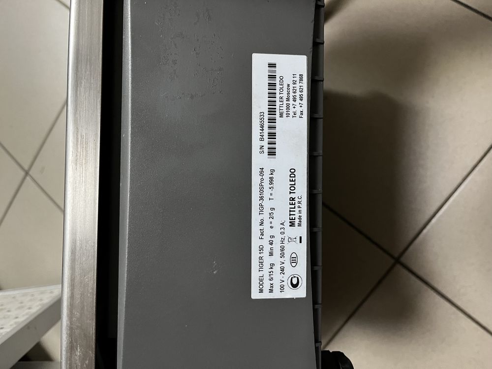 Ваги Mettler Toledo Tiger 15D з друком чеків Высы Метлер Толедо