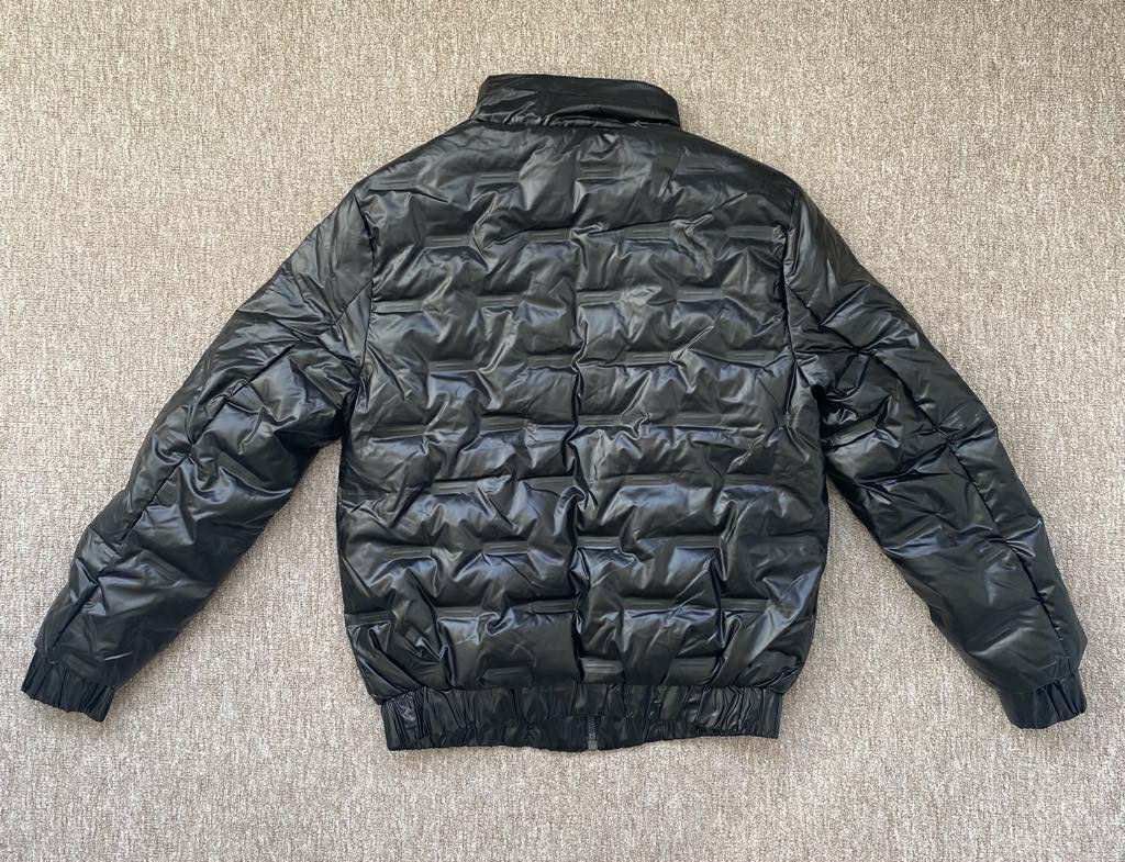 LEE COOPER/Czarna Kurtka Pikowana/Puch Kaczy/Rozmiar M