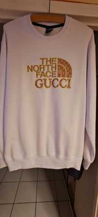 North Face Gucci bluza biała rozmiar L