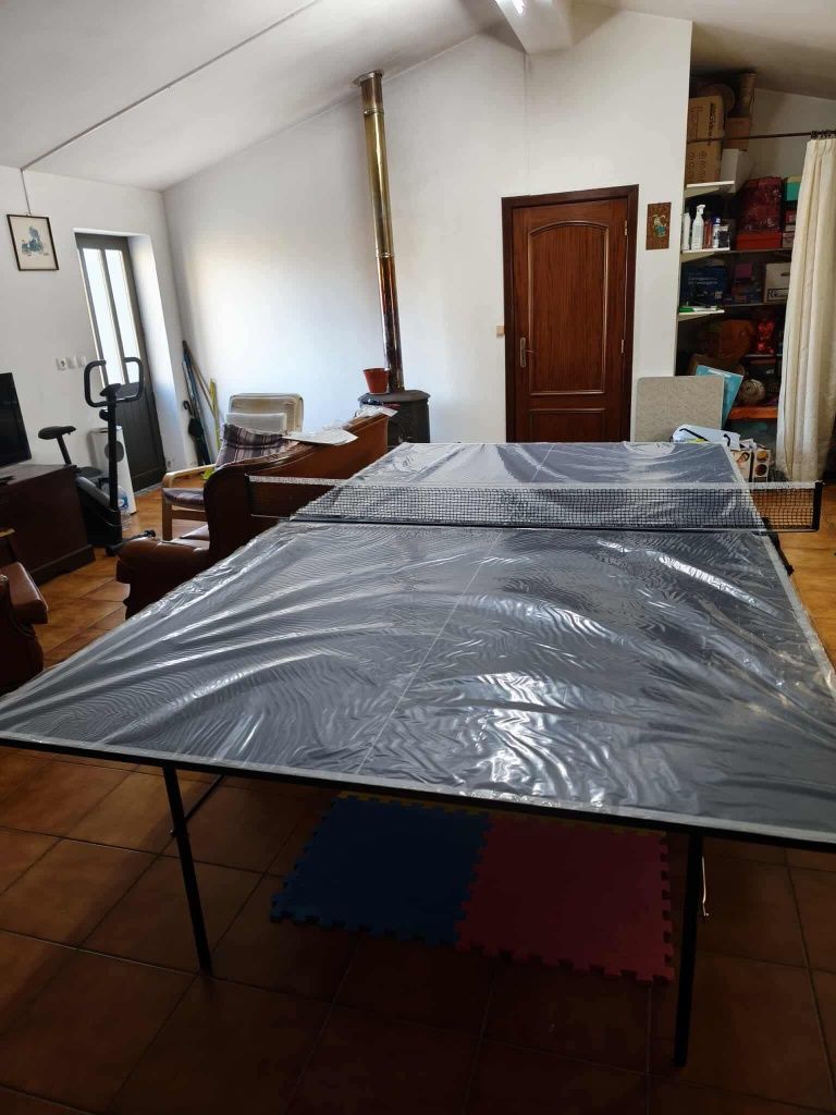 Mesa de Ténis de Mesa (mesa pingpong) (nunca usada ainda dentro da cai