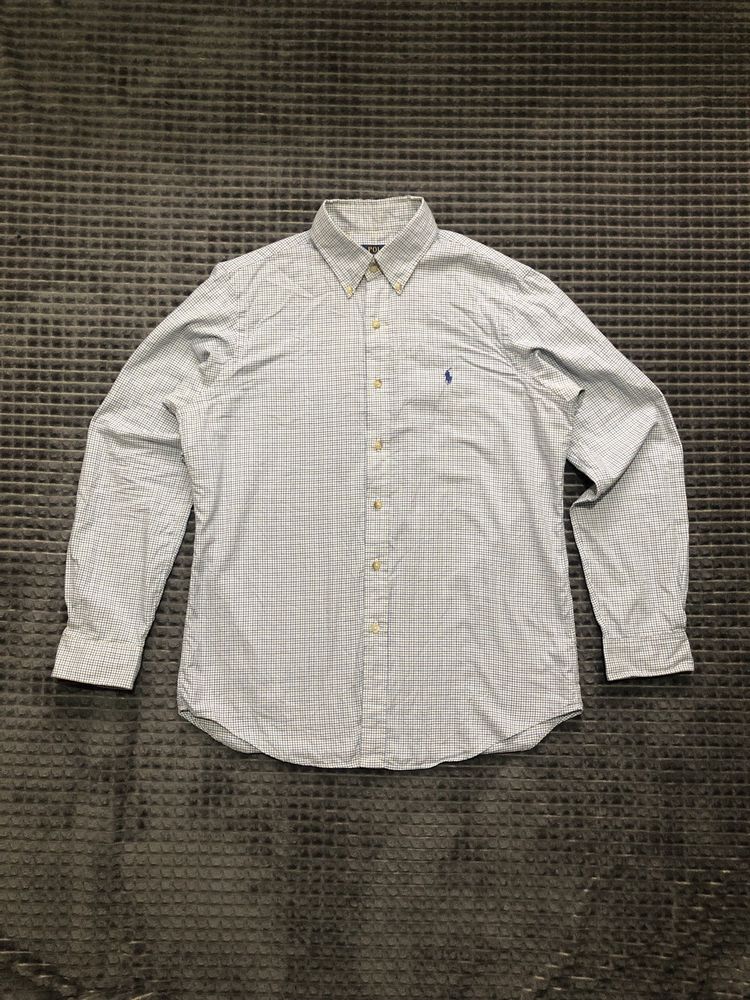 RALPH LAUREN (M-L) PREMIUM QUALITY рубашка мужская оригинал сорочка
