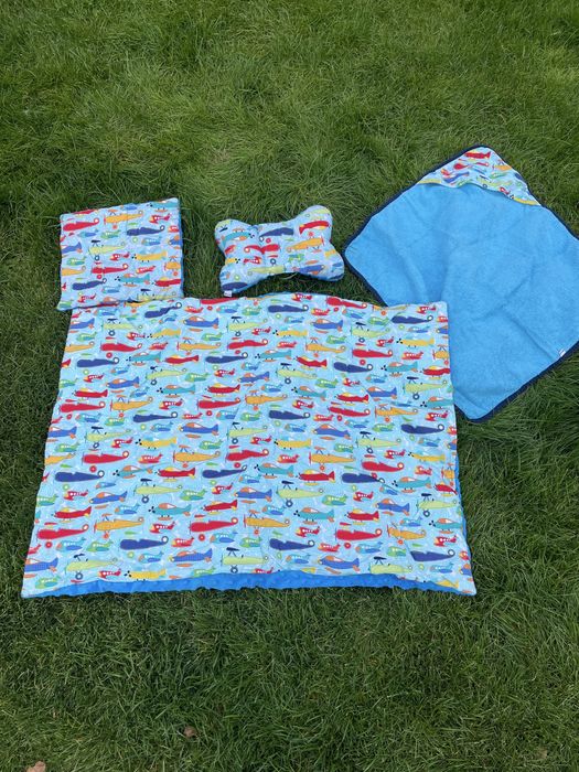 Zestaw Biandalf kocyk, recznik, poduszka i motylek