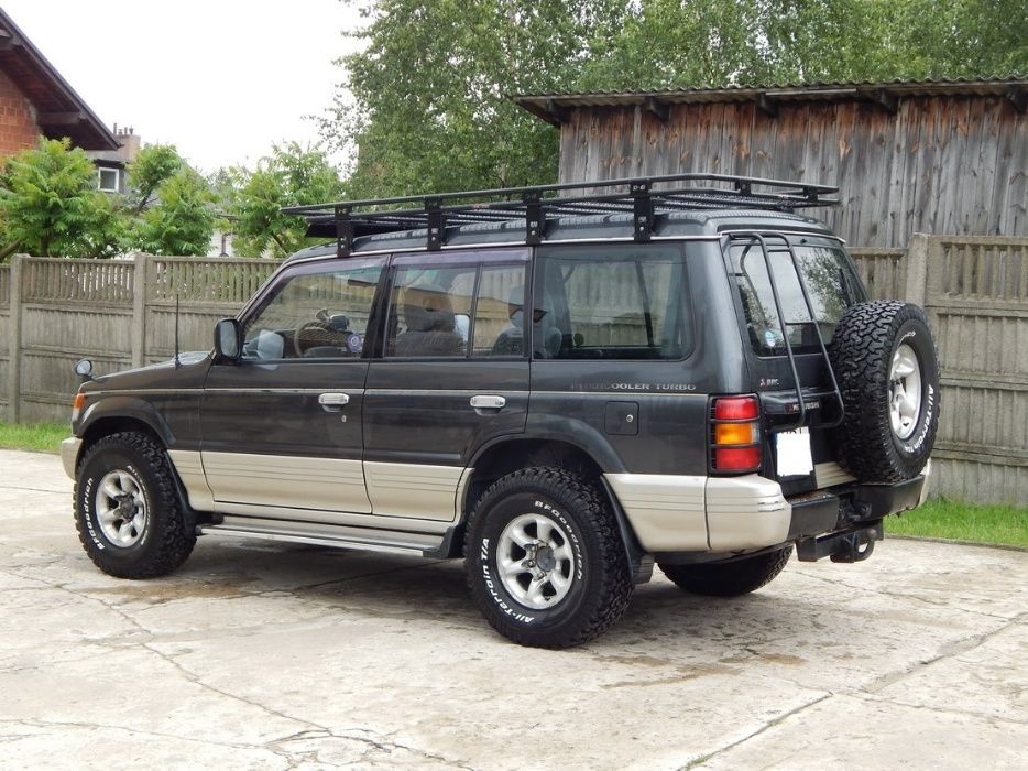 Bagażnik dachowy Mitsubishi Pajero II, 91-00 r. z siatką