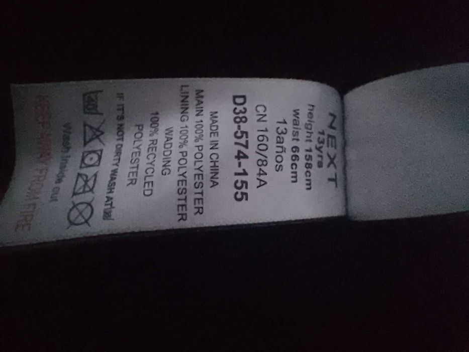 Пальто куртка зимова Next розмір 158