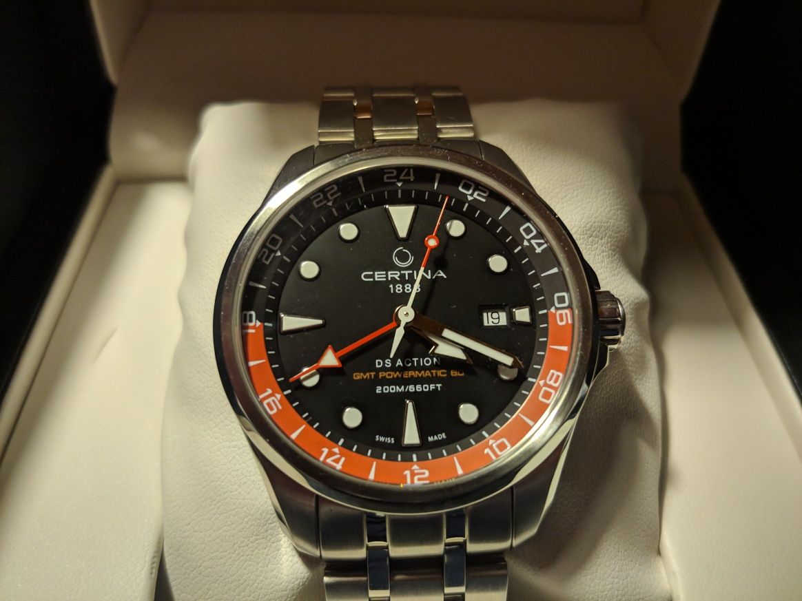 Zegarek automatyczny Certina DS Action GMT Powermatic 80