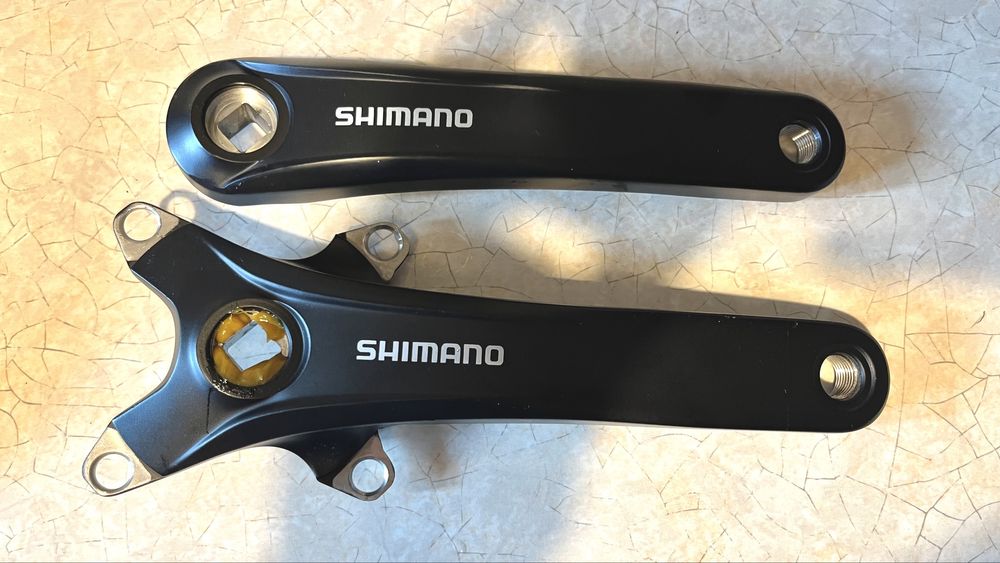 Korba shimano na kwadrat 175mm bcd104 nowa plus śruby