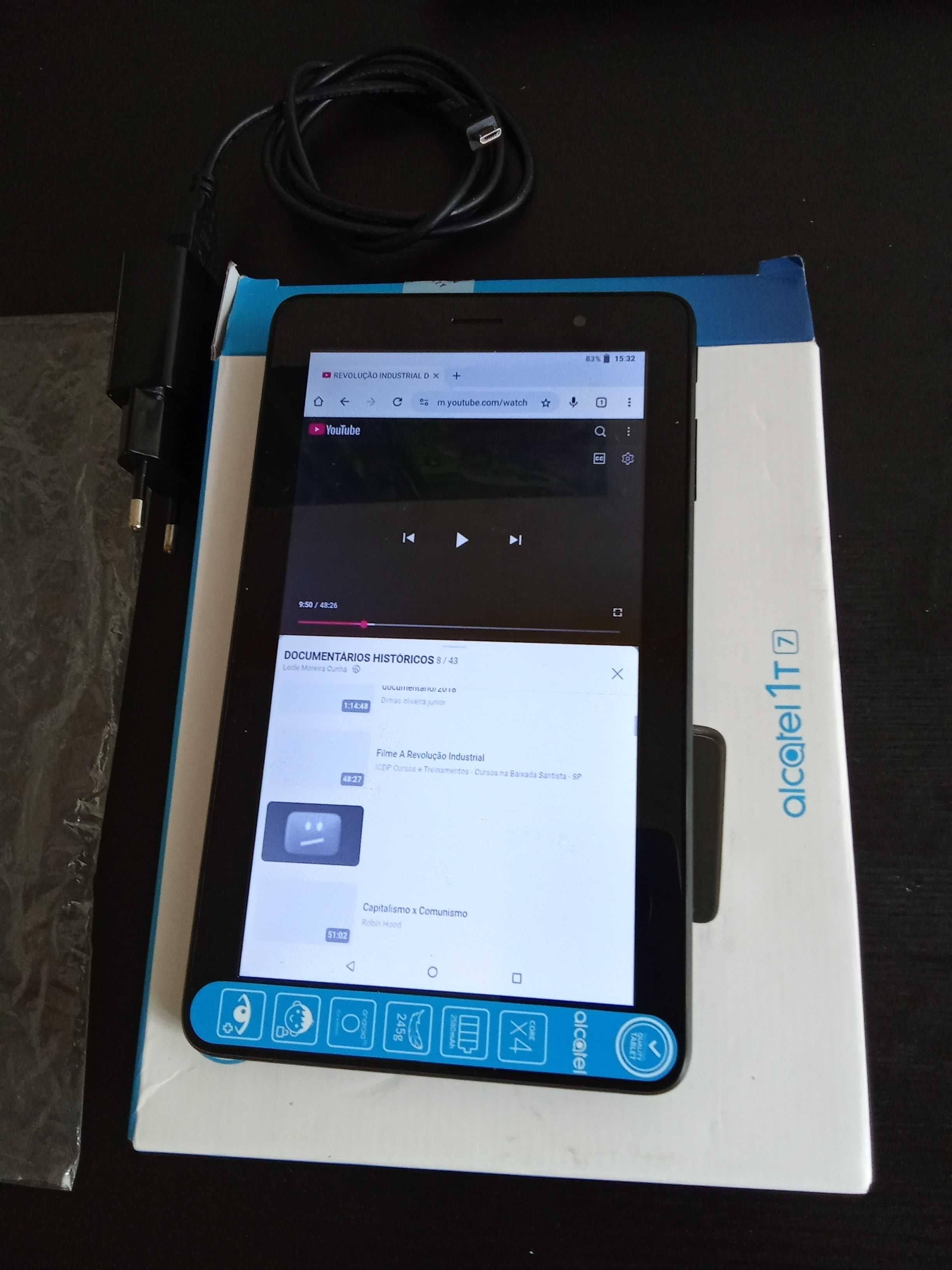 Tablet Alcatel, como novo