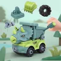 Дитячий конструктор вантажівка Динозавр