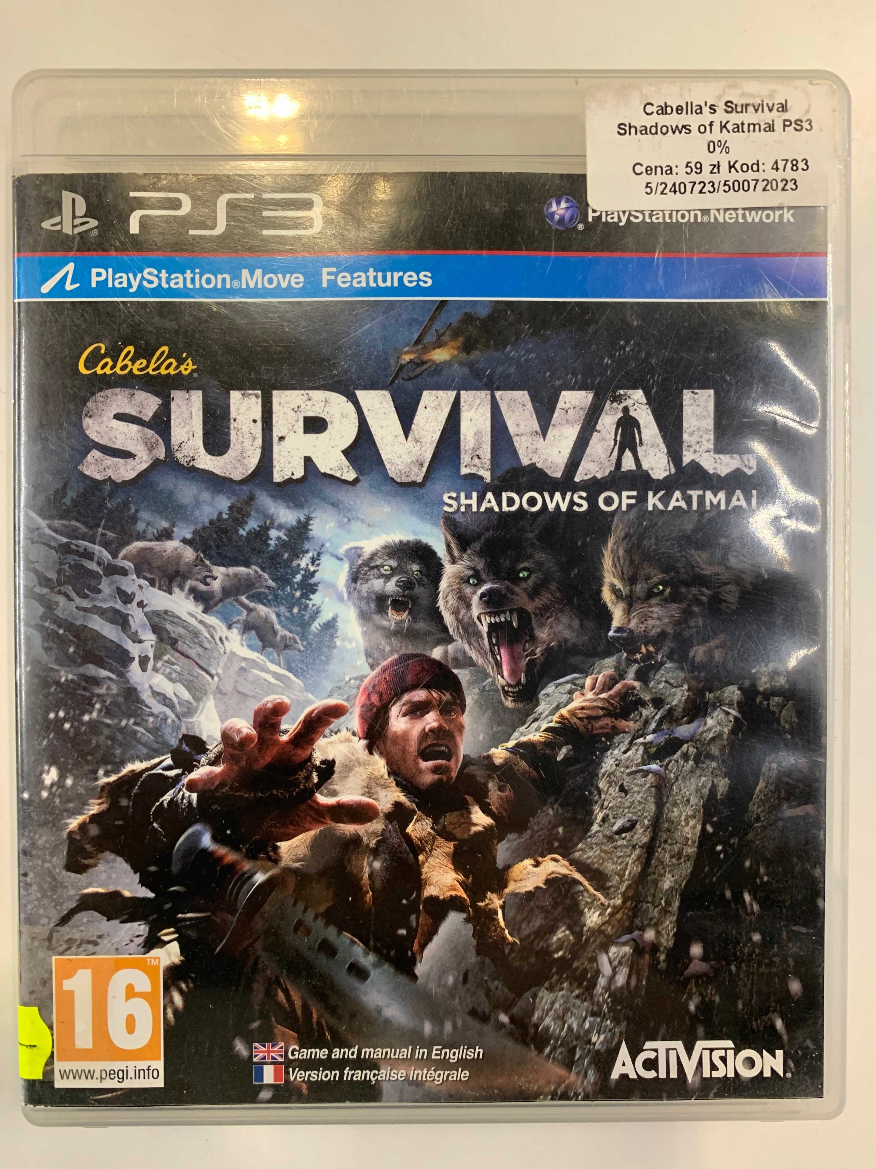 Cabella's Survival Shadows of Katmai PS3 Sklep Iława