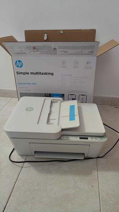 [Nova] Impressora Multifunções HP DeskJet Plus 4122