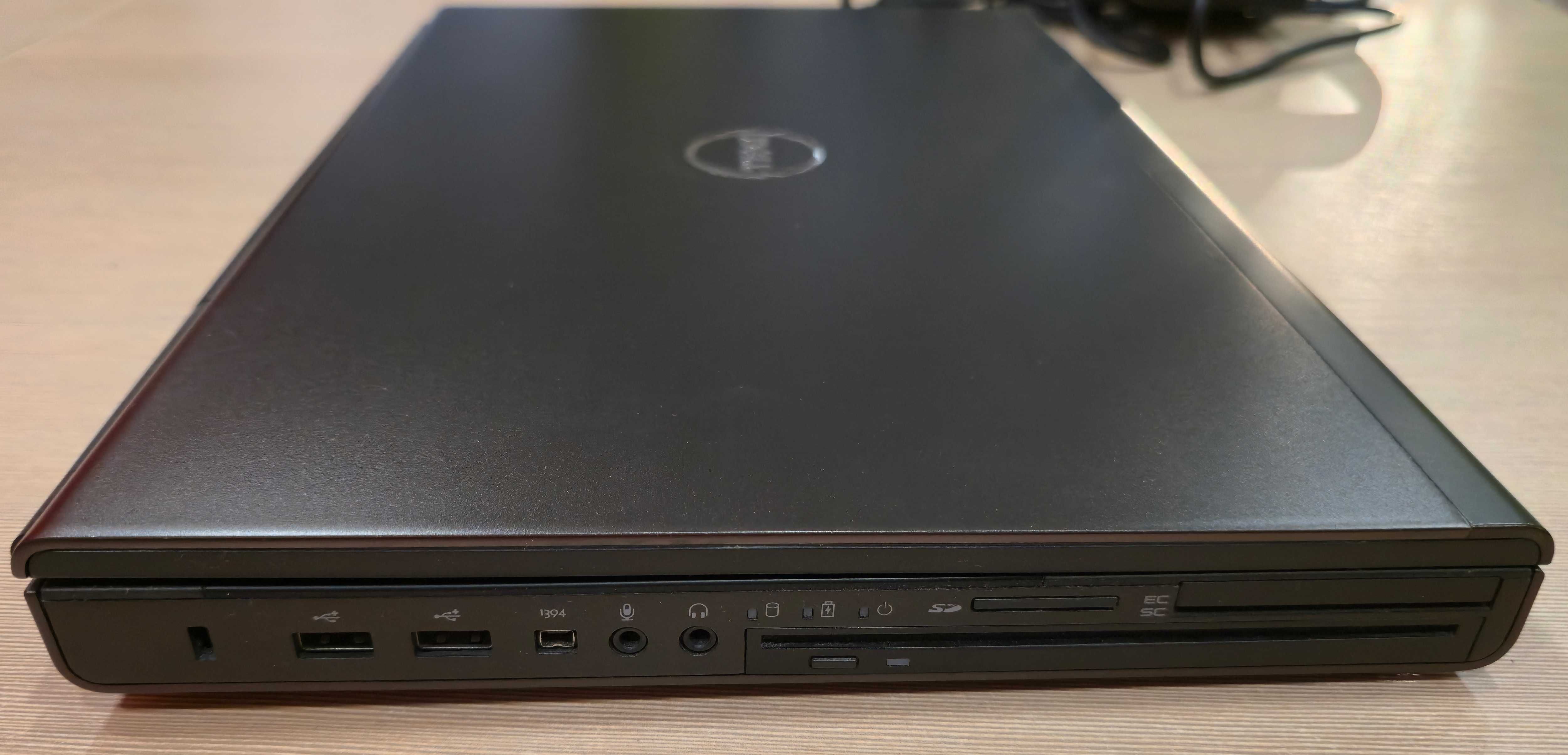 Laptop Dell Precision M4700, wizualnie jak nowy, w pełni sprawny.