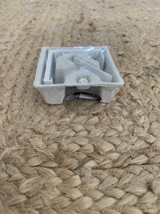 VIDGA: Ferragem de parede, branco, 6cm