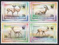 znaczki pocztowe - Niger 1998 cena 3,90 zł kat.3€ - ptaki