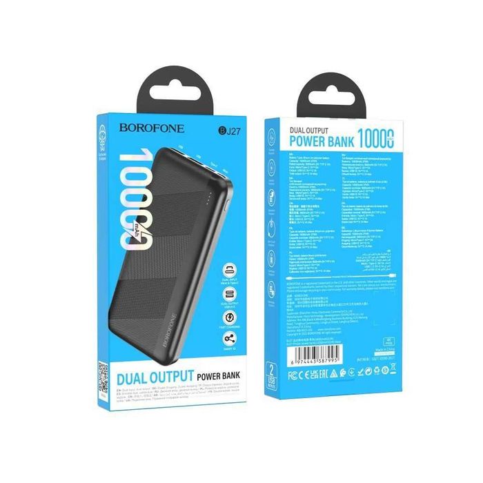 Повербанк 10000mAh BJ27  Батарея для смартфона