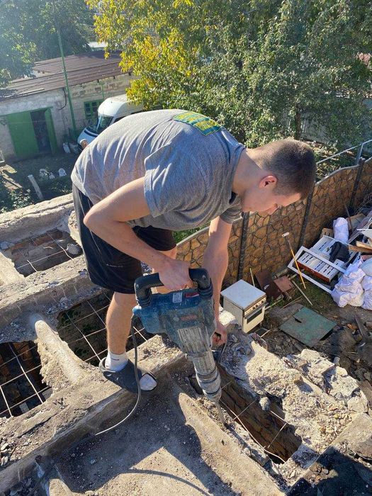 Демонтаж стен и перегородок демонтаж стяжки пола плитки паркет квартир