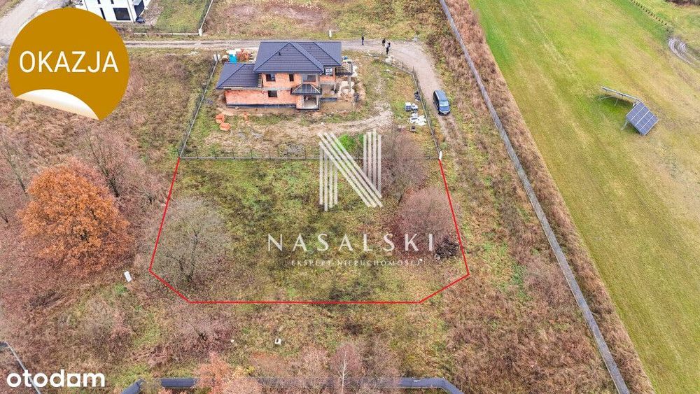 Niemcz Działka Budowlana mpzp 990m2