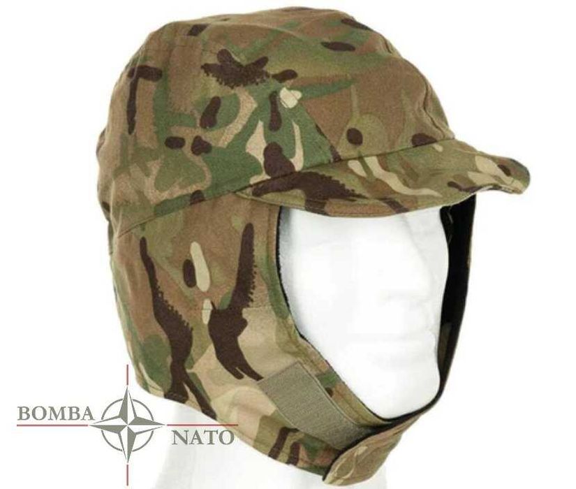 Зимова шапка-вушанка (gore-tex+фліс) mtp , multicam, Англія, оригінал