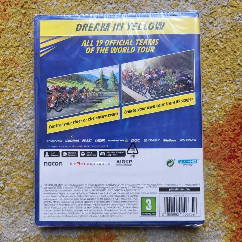 Tour De France 2021 PS5 Playstation 5 - NOWA, Skup/Sprzedaż