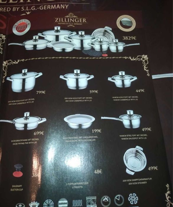 ZILLINGER набір кастрюль
