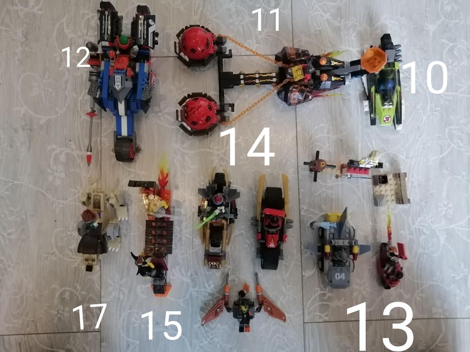 Lego набори (Ninjago, Necso Knight ,Chaina)