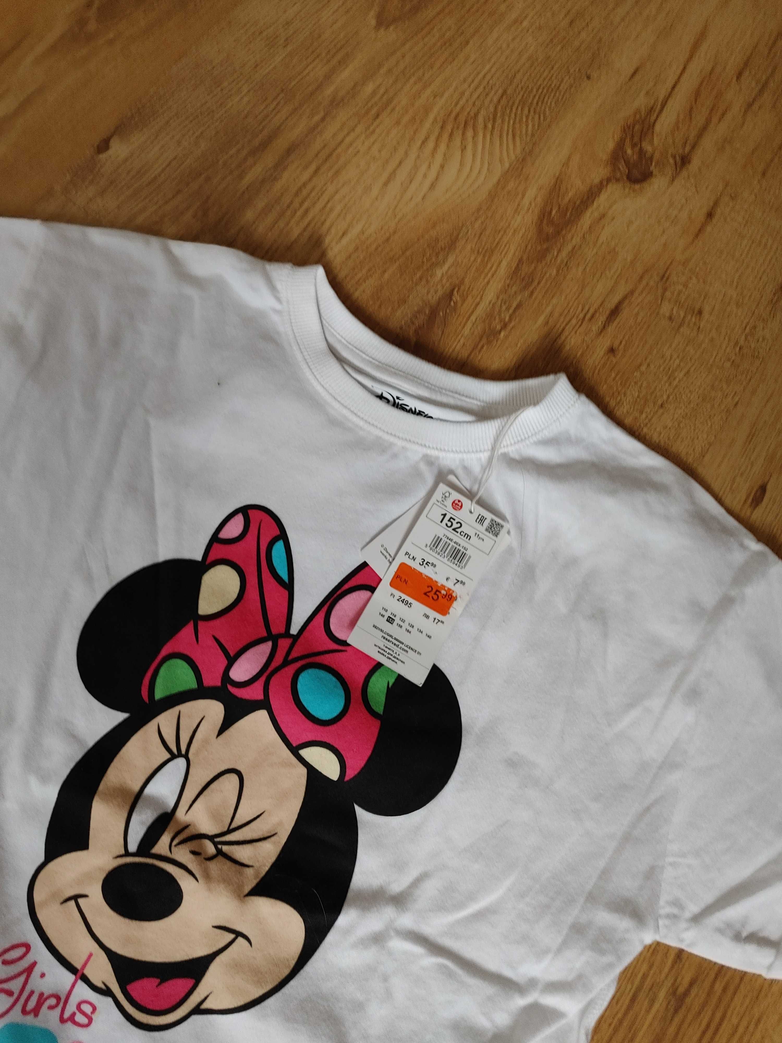 Reserved t-shirt Minnie Girls rule 152cm 9l+ nowy