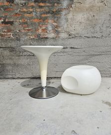 Stolik kawowy Stefano Giovannini BOMBO space age modern vintage Italy