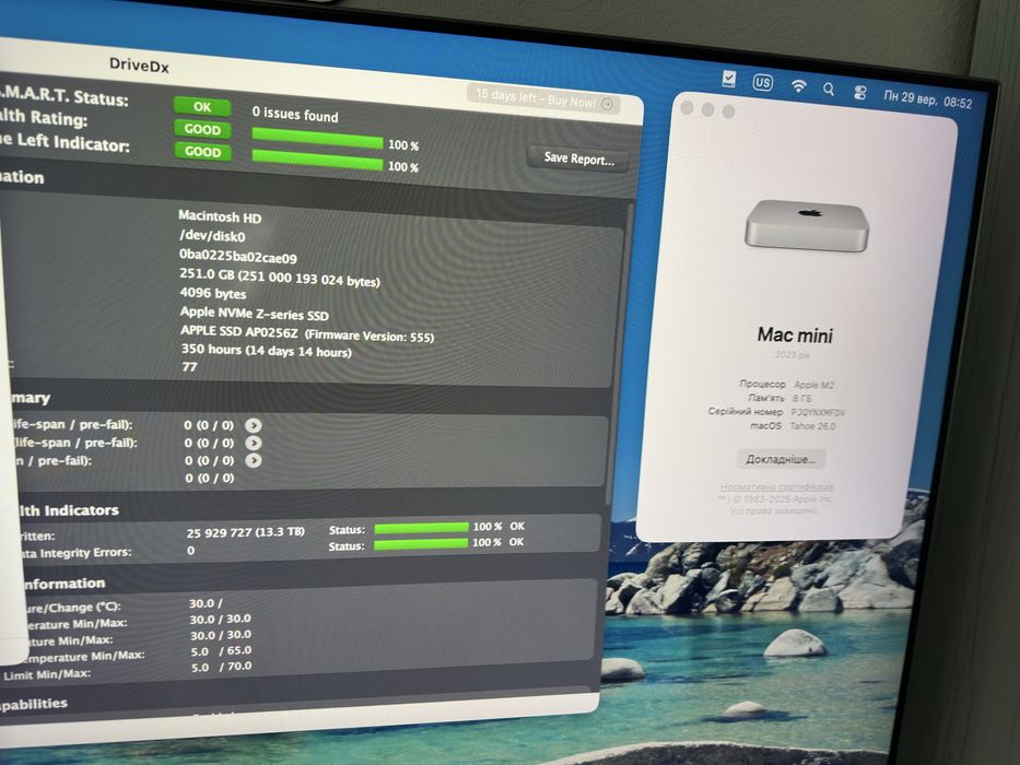 MacMini m2 8/256 надпотужний APPLE