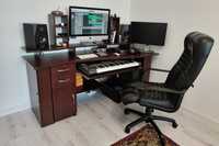 Стіл для студії звукозапису, комп'ютерний стол, крісло