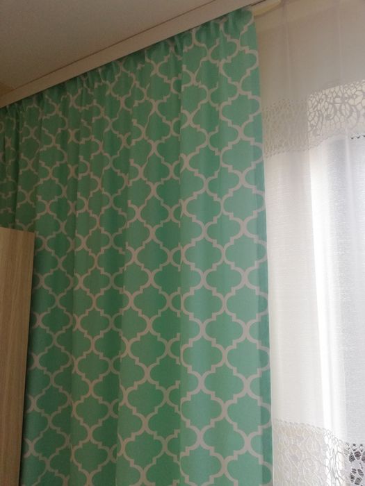 Miętowe zasłony koniczyna