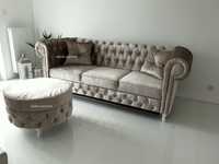 PRODUCENT/PIEKNA SOFA chesterfield stolik pufa glamour spanie NR.20