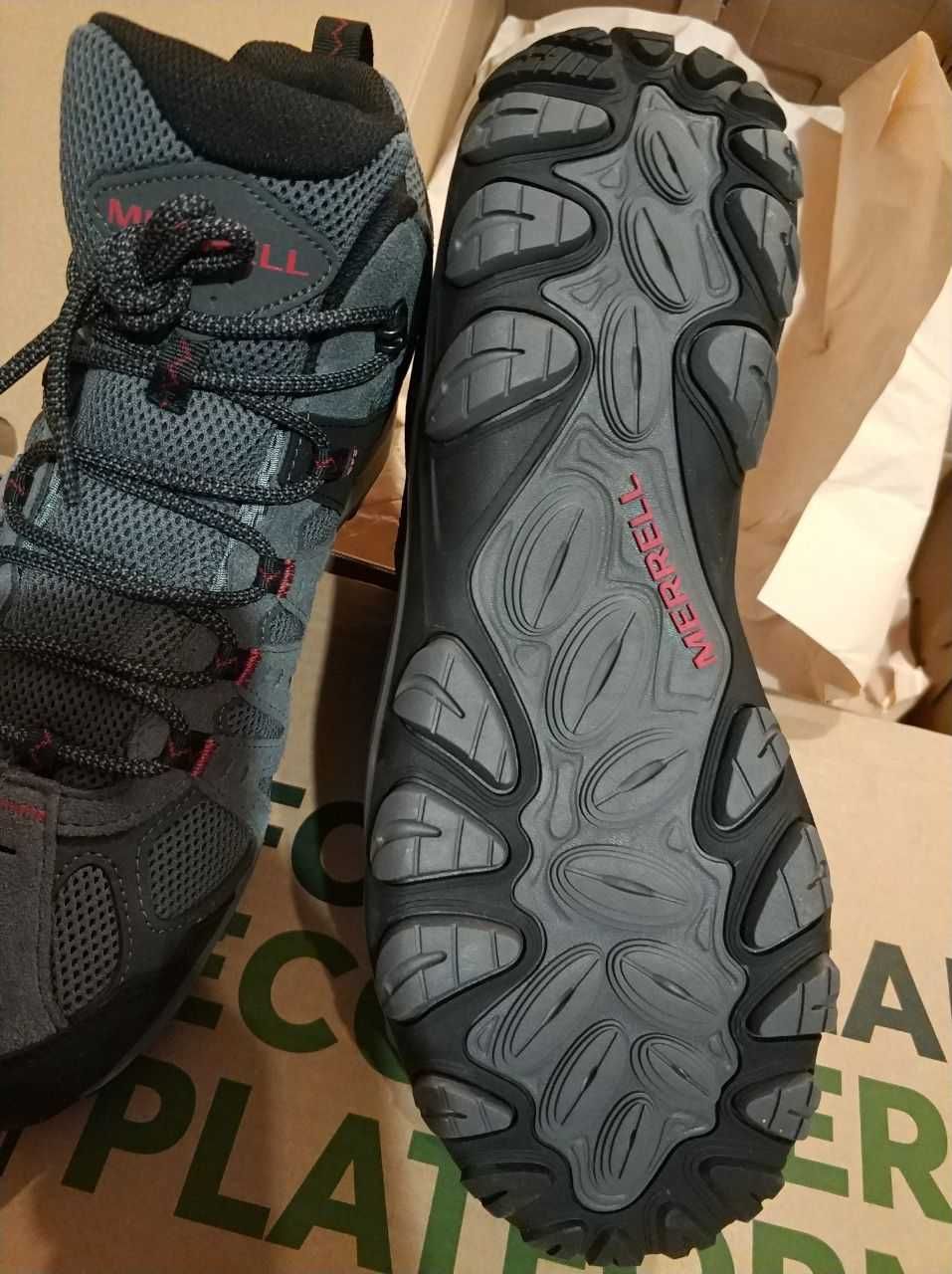 трекинговые кроссовки ботинки merrell accentor 3 mid wp j135465 EU44.5