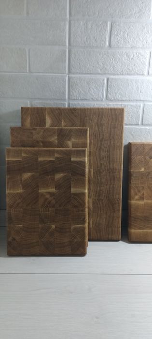 Кухонна торцева обробна дошка з дуба. Торцеві обробні дошки. 25*30*3.5