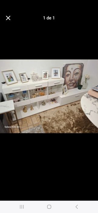 Movel tv c vitrine