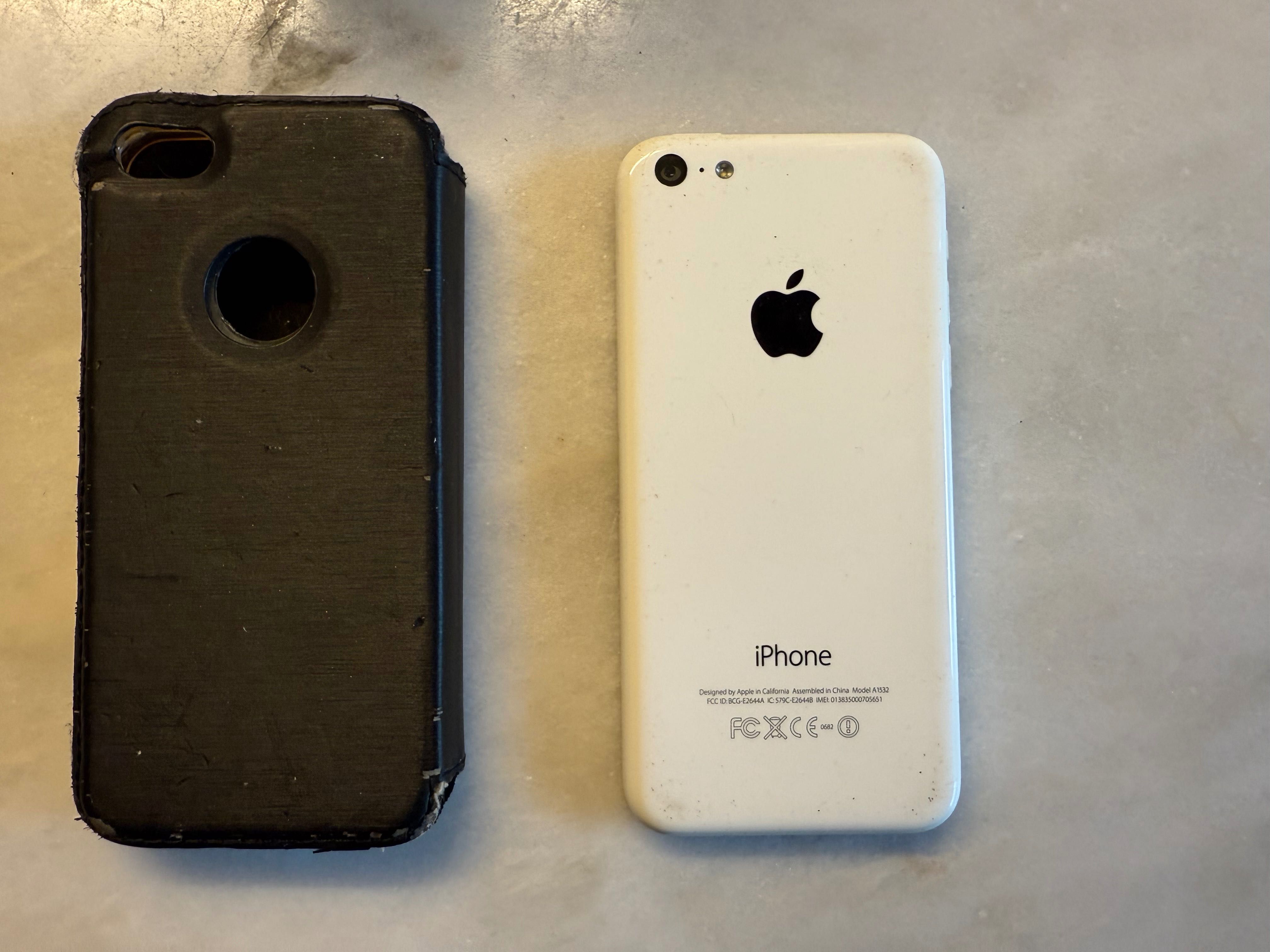 iPhone 5c branco usado para peças