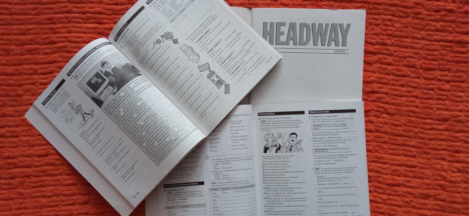 Изучение английского языка. Книга-тетрадь "New headway english course"
