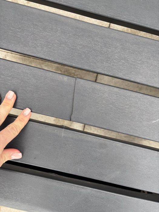 Meble ogrodowe antracyt