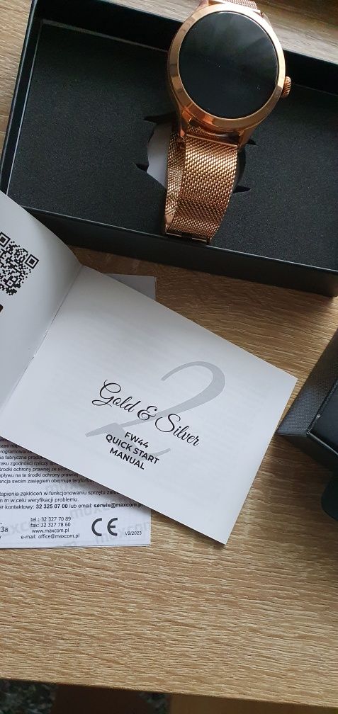 NOWY Smartwach Maxcom FW44 gold 2