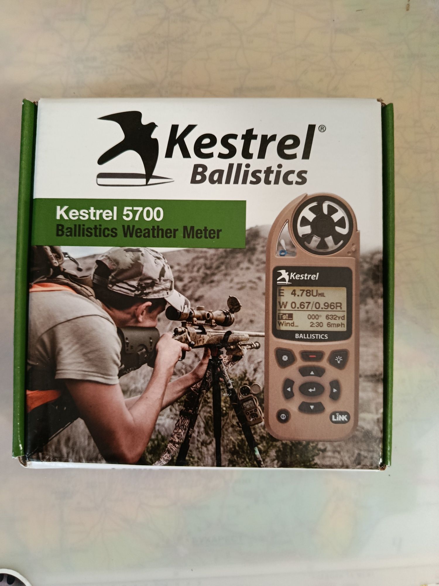 Метеостанція вітромір Kestrel 5700 Ballistics LINK (0857BLTAN)
