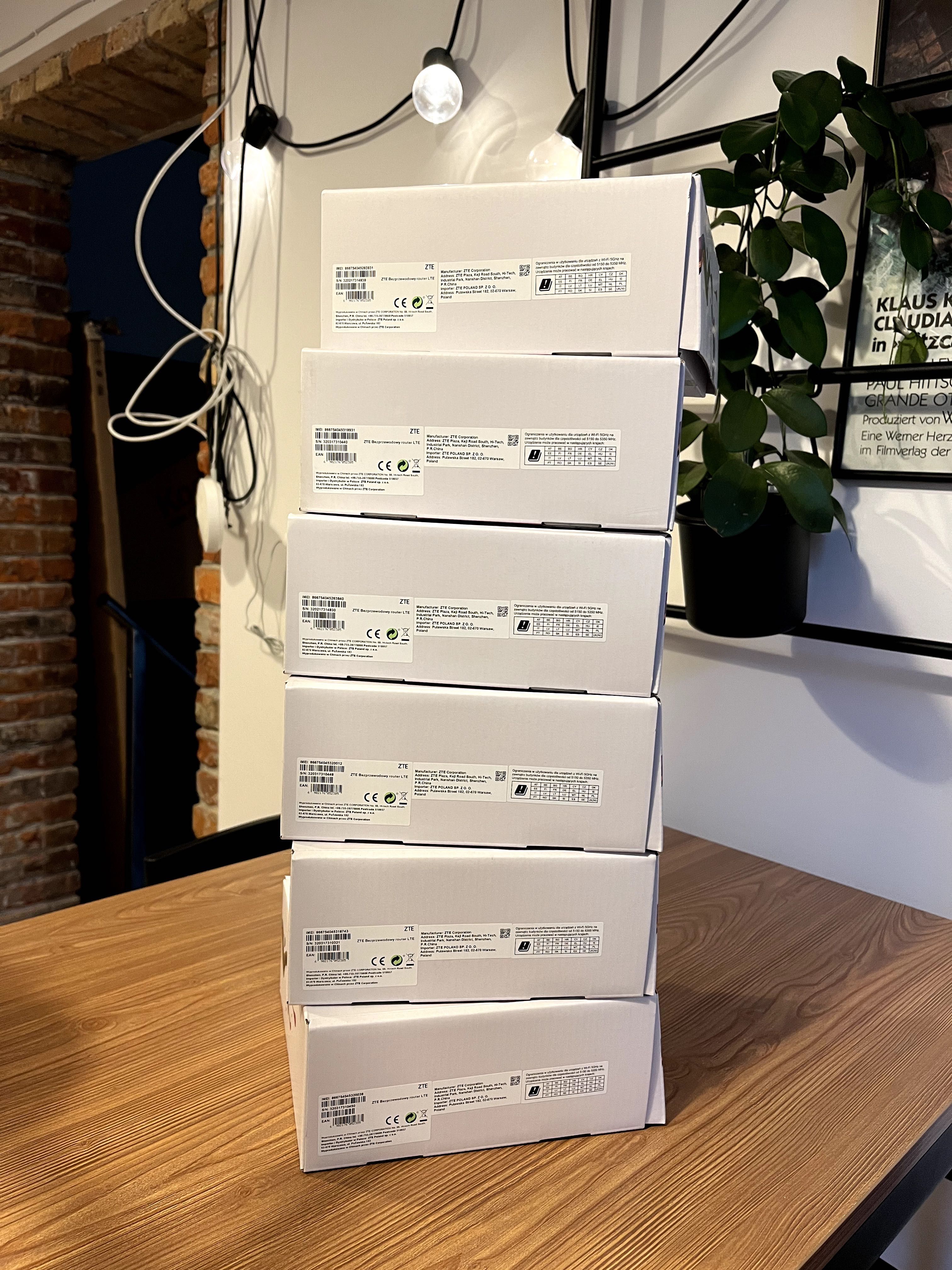 Router ZTE MF286D, bez SIMLock, WiFi,  LTE, agregacja 3x pasm