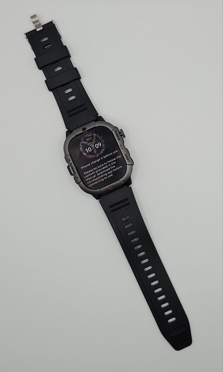 Czarny duży zegarek na rękę męski Smart watch X31