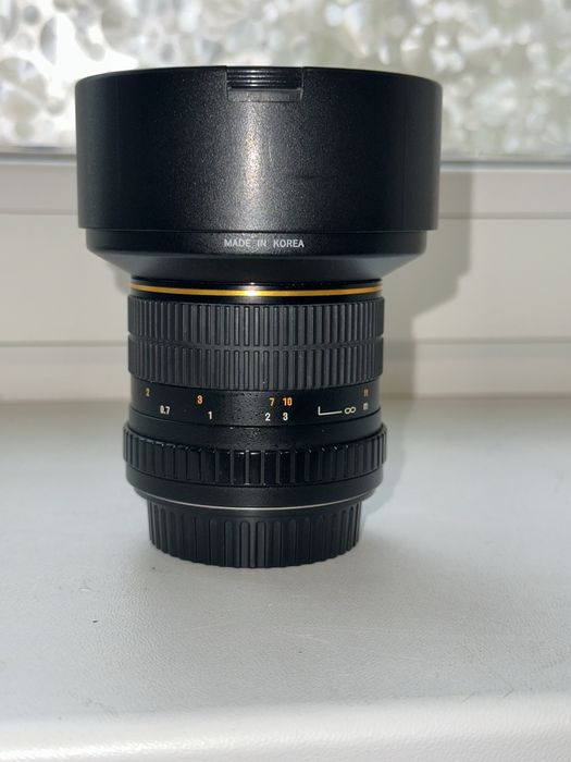 Объектив samyang ширик 14 мм для canon