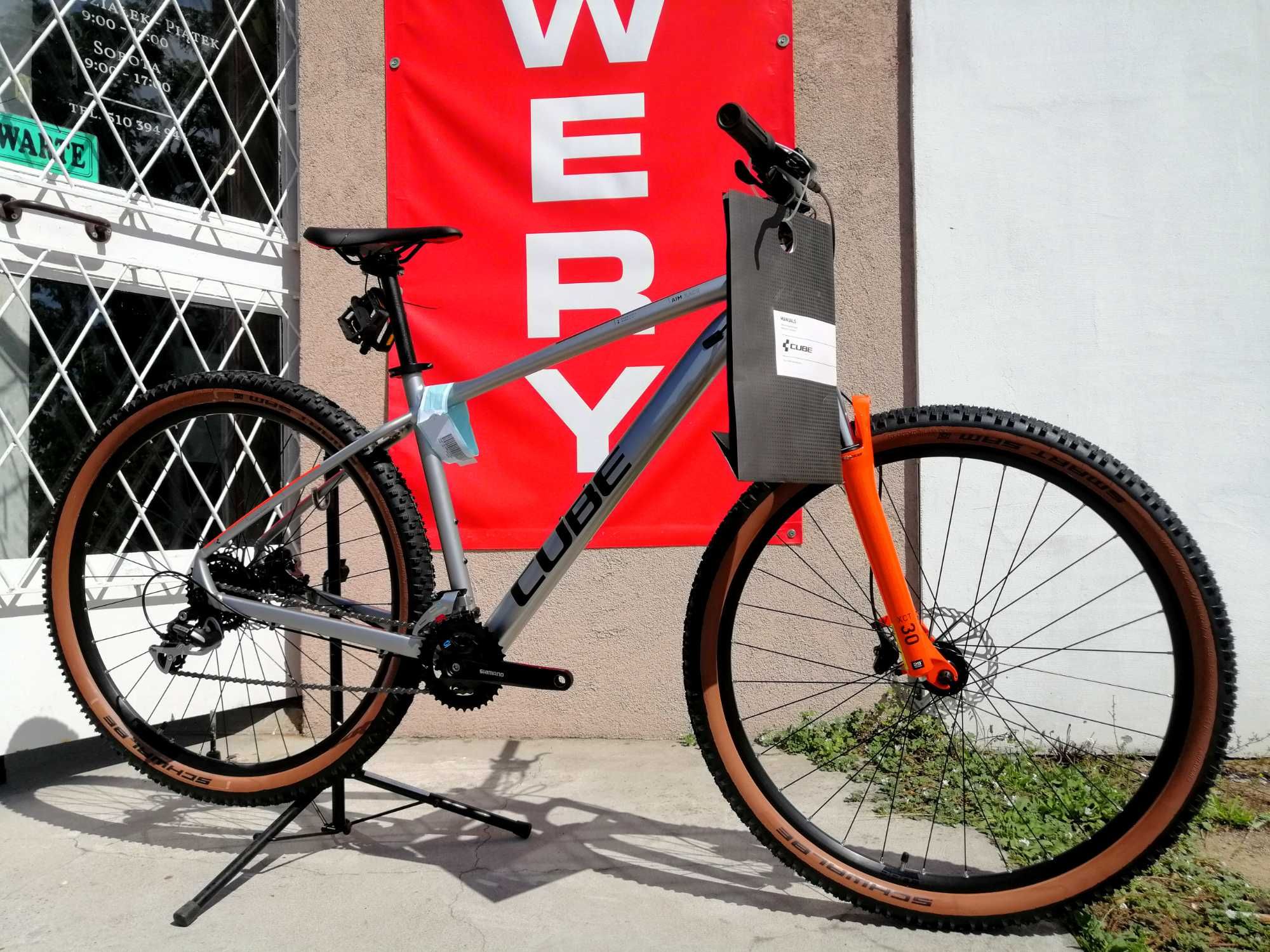 NOWY CUBE AIM RACE Roz. L 20" Hydraulika Clarks *Koła 29* SR SUNTOUR!