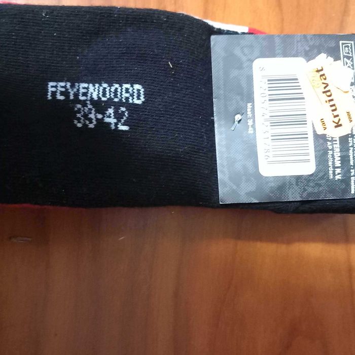Feyenord Meias Tamanho 39/42 NOVO