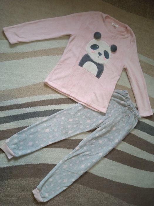 Піжама м'яка панда, тепла 13-15 р., костюм для дому